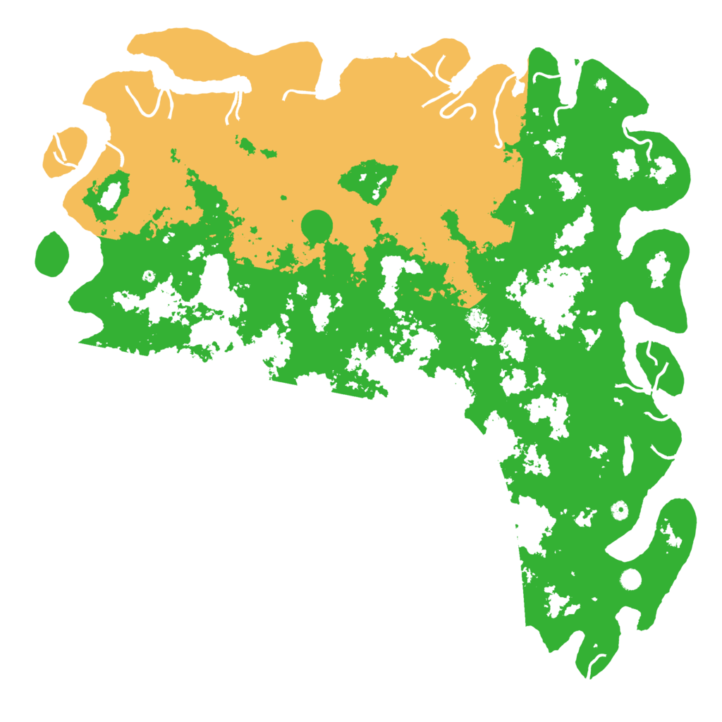 Biome Rust Map: Procedural Map, Size: 6000, Seed: 321993