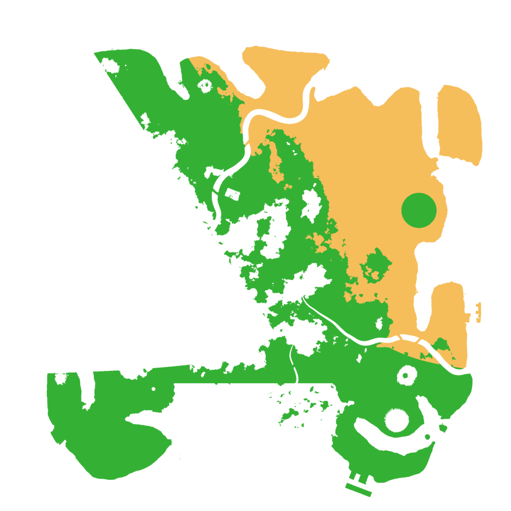 Biome Rust Map: Procedural Map, Size: 3850, Seed: 311284008