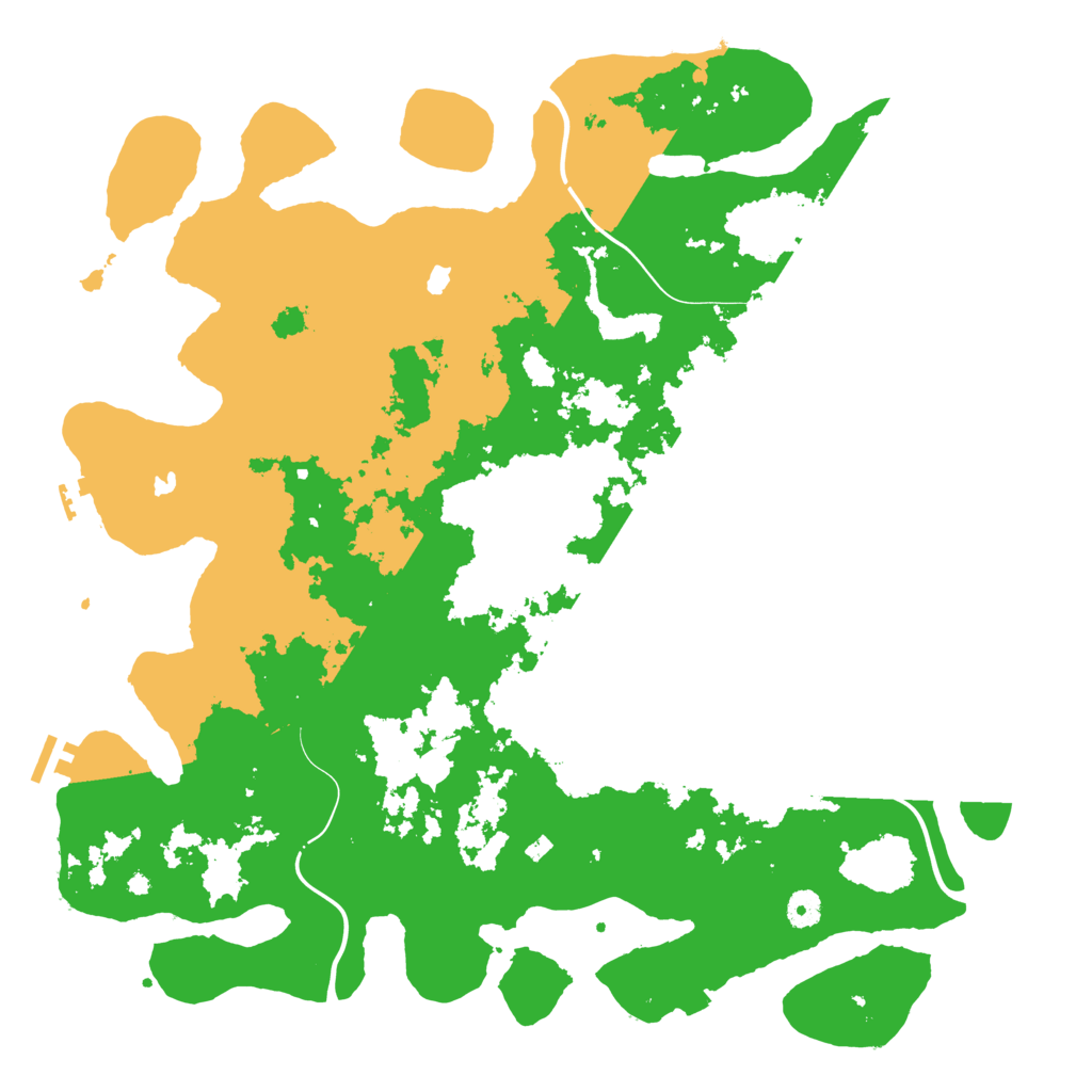 Biome Rust Map: Procedural Map, Size: 4500, Seed: 977703815
