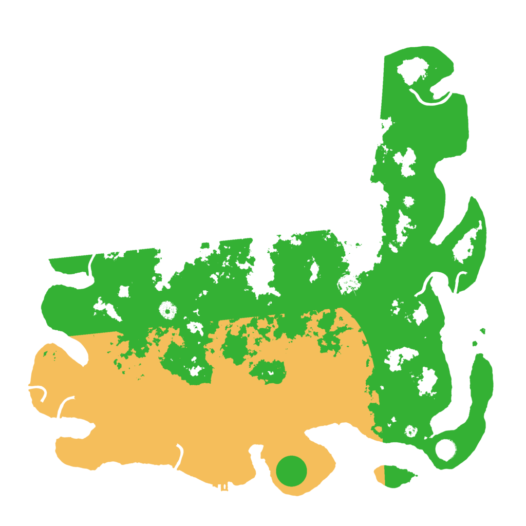 Biome Rust Map: Procedural Map, Size: 4500, Seed: 155859