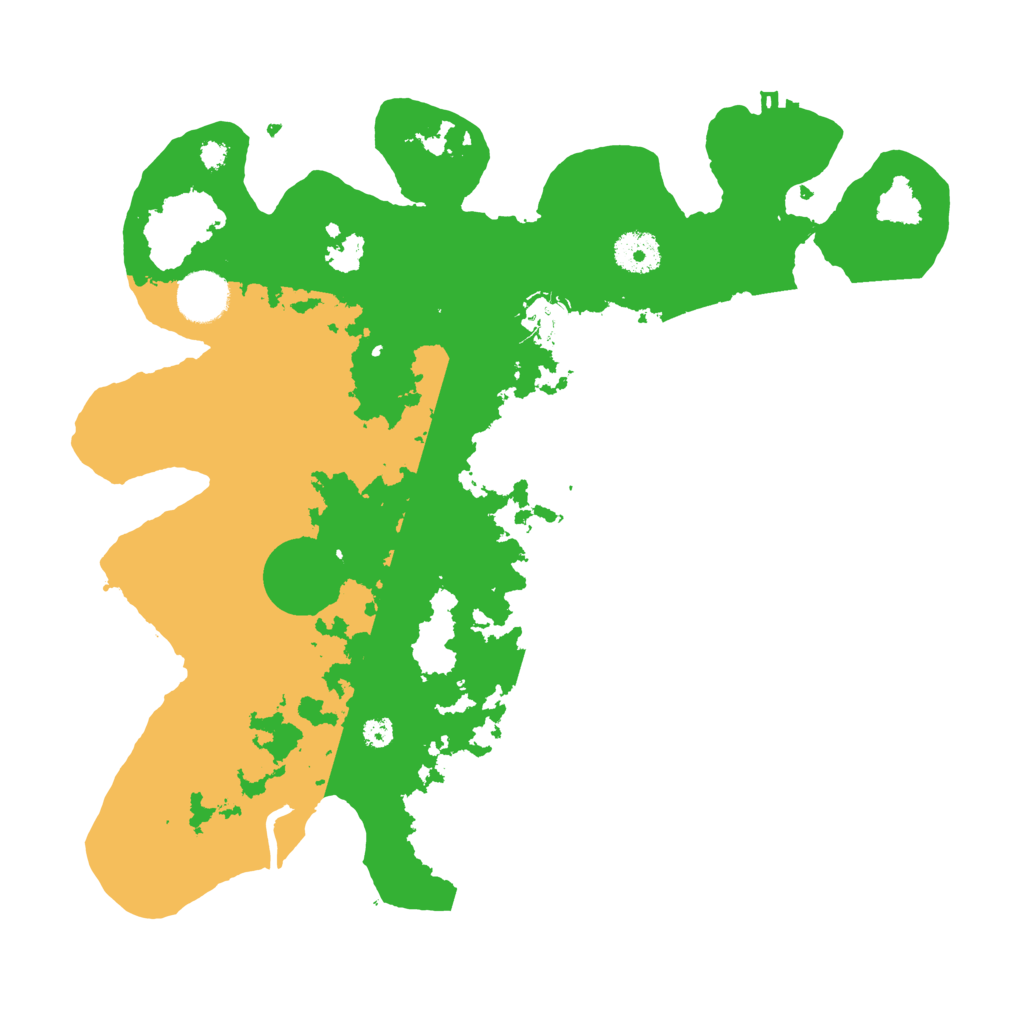 Biome Rust Map: Procedural Map, Size: 3500, Seed: 753784