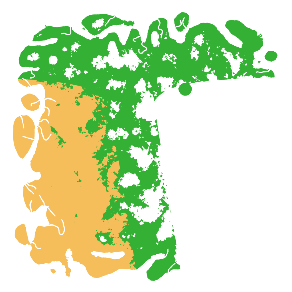 Biome Rust Map: Procedural Map, Size: 6000, Seed: 231567