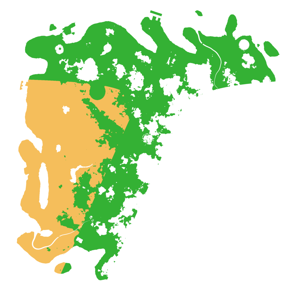 Biome Rust Map: Procedural Map, Size: 5000, Seed: 1786128984
