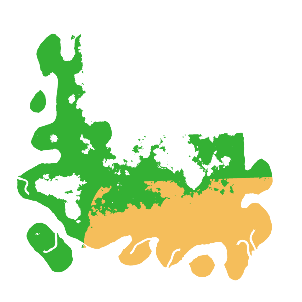 Biome Rust Map: Procedural Map, Size: 3500, Seed: 1752673333