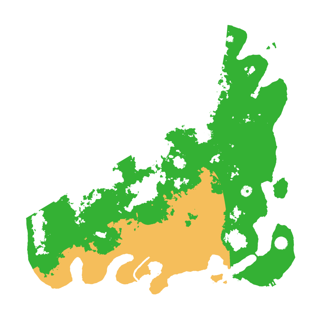 Biome Rust Map: Procedural Map, Size: 4300, Seed: 420420