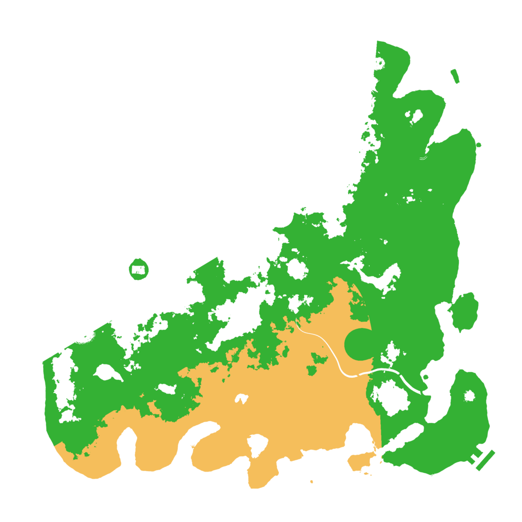 Biome Rust Map: Procedural Map, Size: 4300, Seed: 420420
