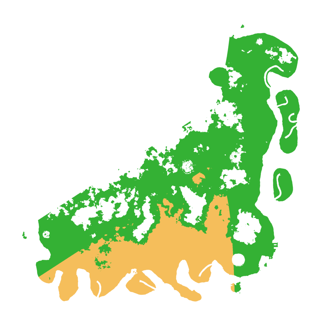 Biome Rust Map: Procedural Map, Size: 4500, Seed: 4306