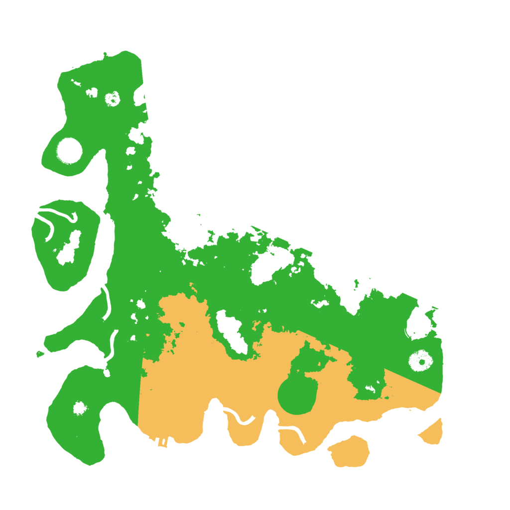 Biome Rust Map: Procedural Map, Size: 3500, Seed: 375553224