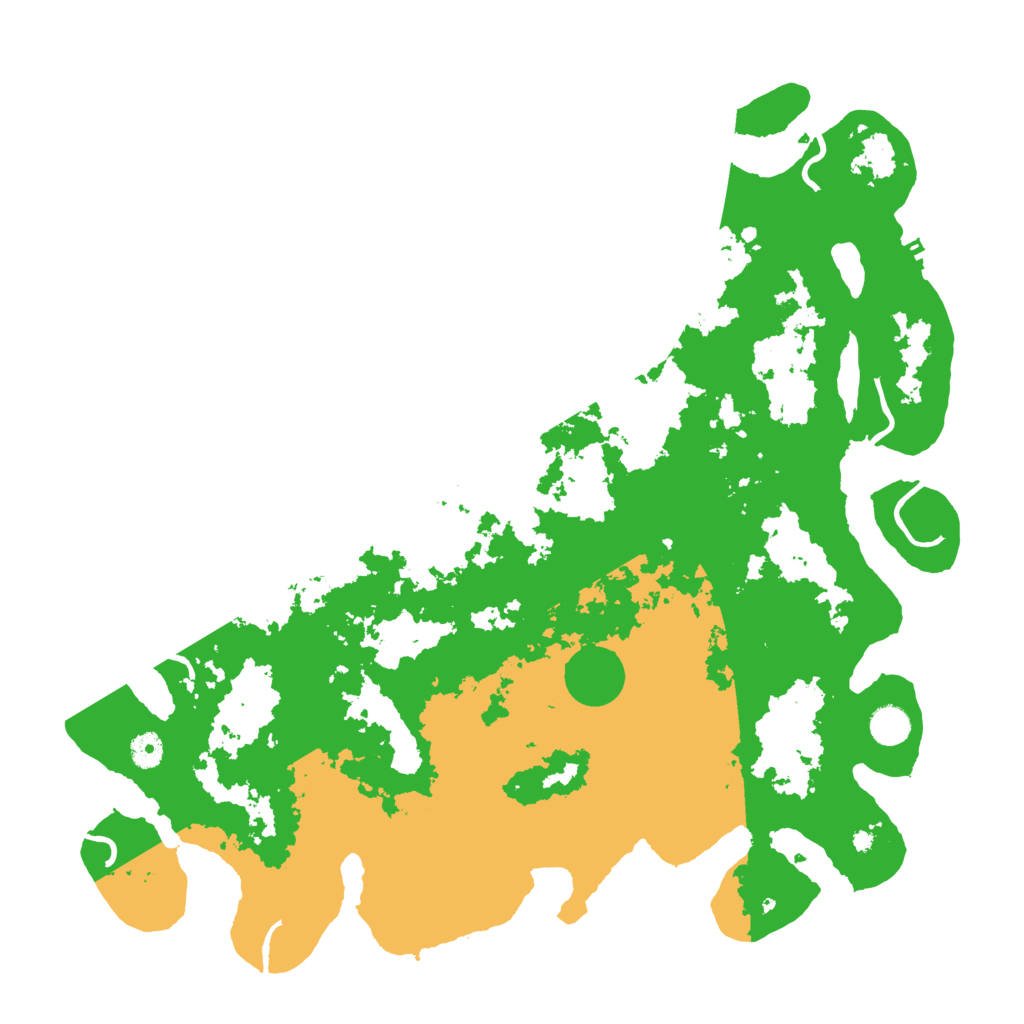 Biome Rust Map: Procedural Map, Size: 4500, Seed: 45255