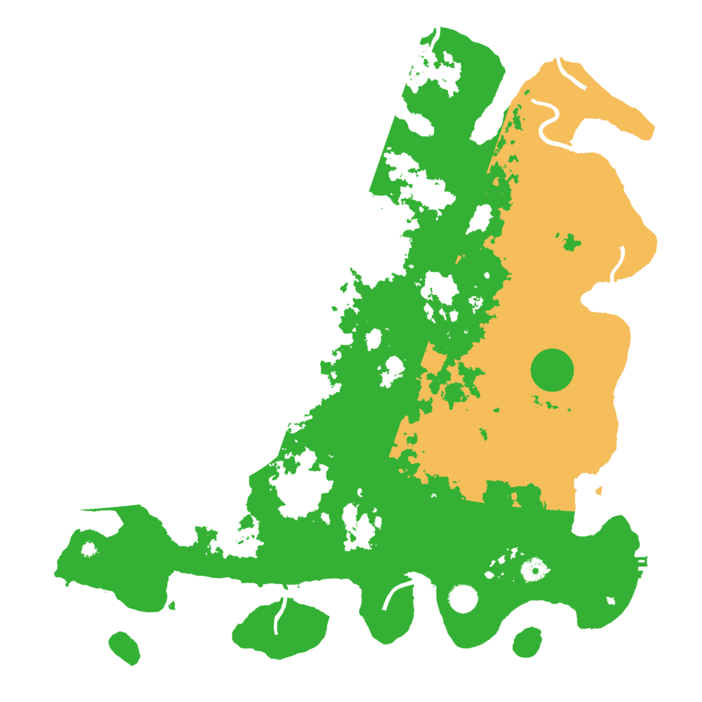 Biome Rust Map: Procedural Map, Size: 4300, Seed: 520