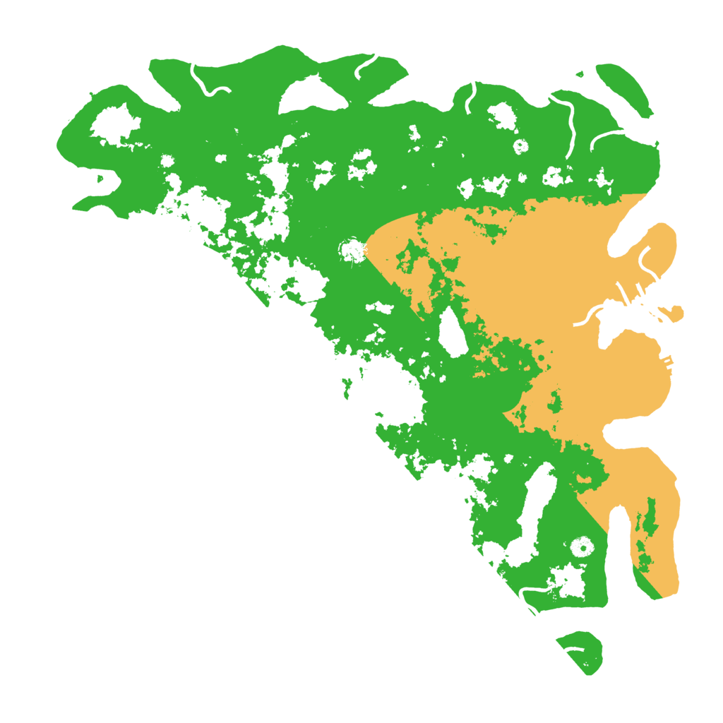 Biome Rust Map: Procedural Map, Size: 5000, Seed: 11114395