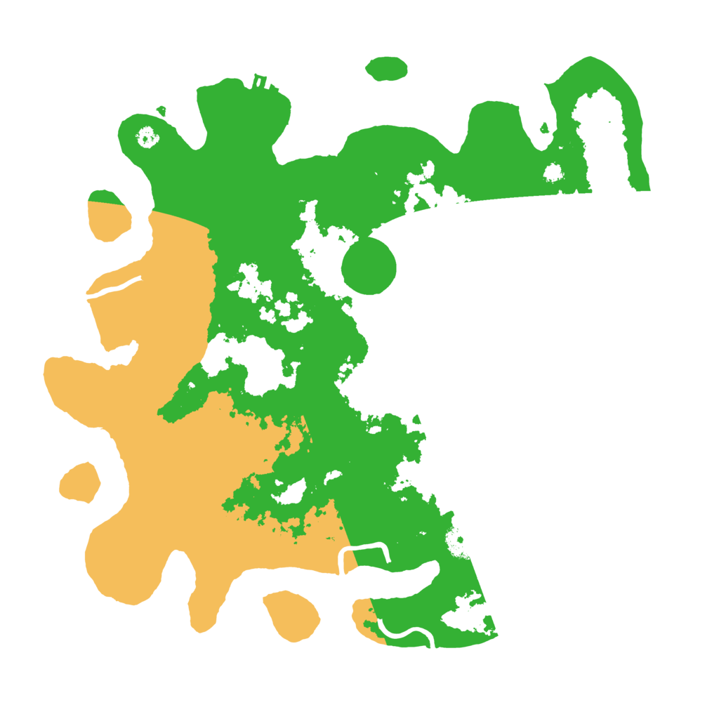 Biome Rust Map: Procedural Map, Size: 3500, Seed: 27675