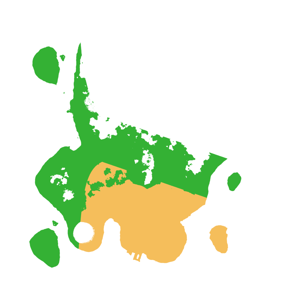 Biome Rust Map: Procedural Map, Size: 2500, Seed: 200000