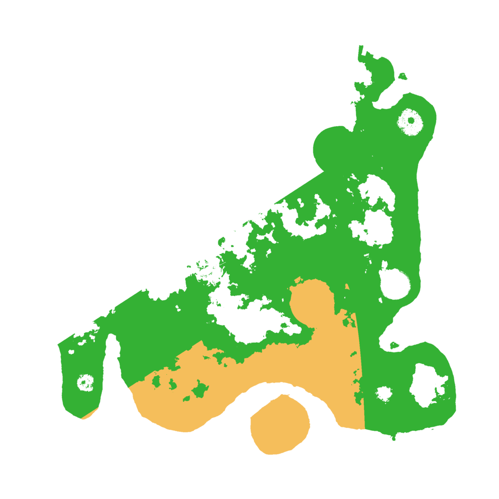 Biome Rust Map: Procedural Map, Size: 3000, Seed: 1521040007