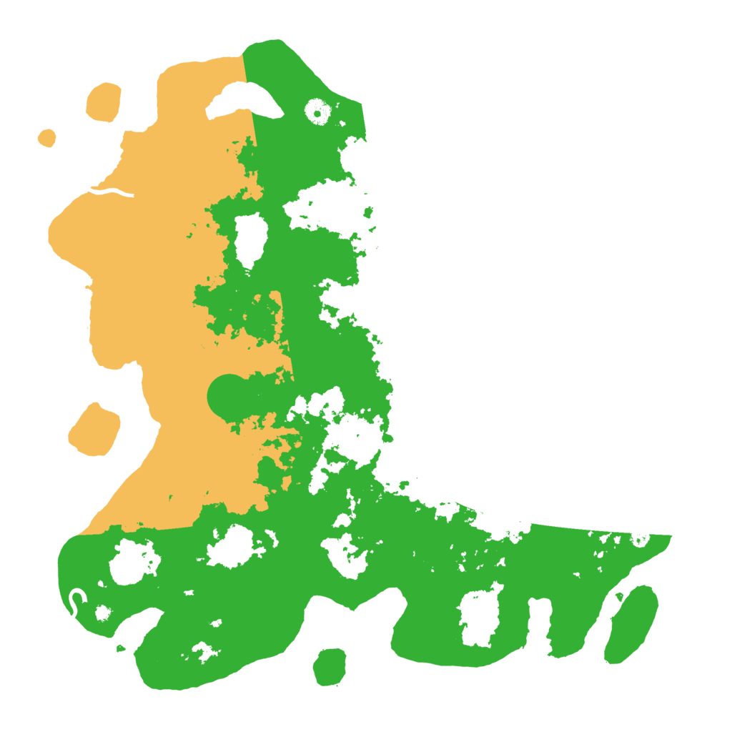 Biome Rust Map: Procedural Map, Size: 4300, Seed: 1111135550