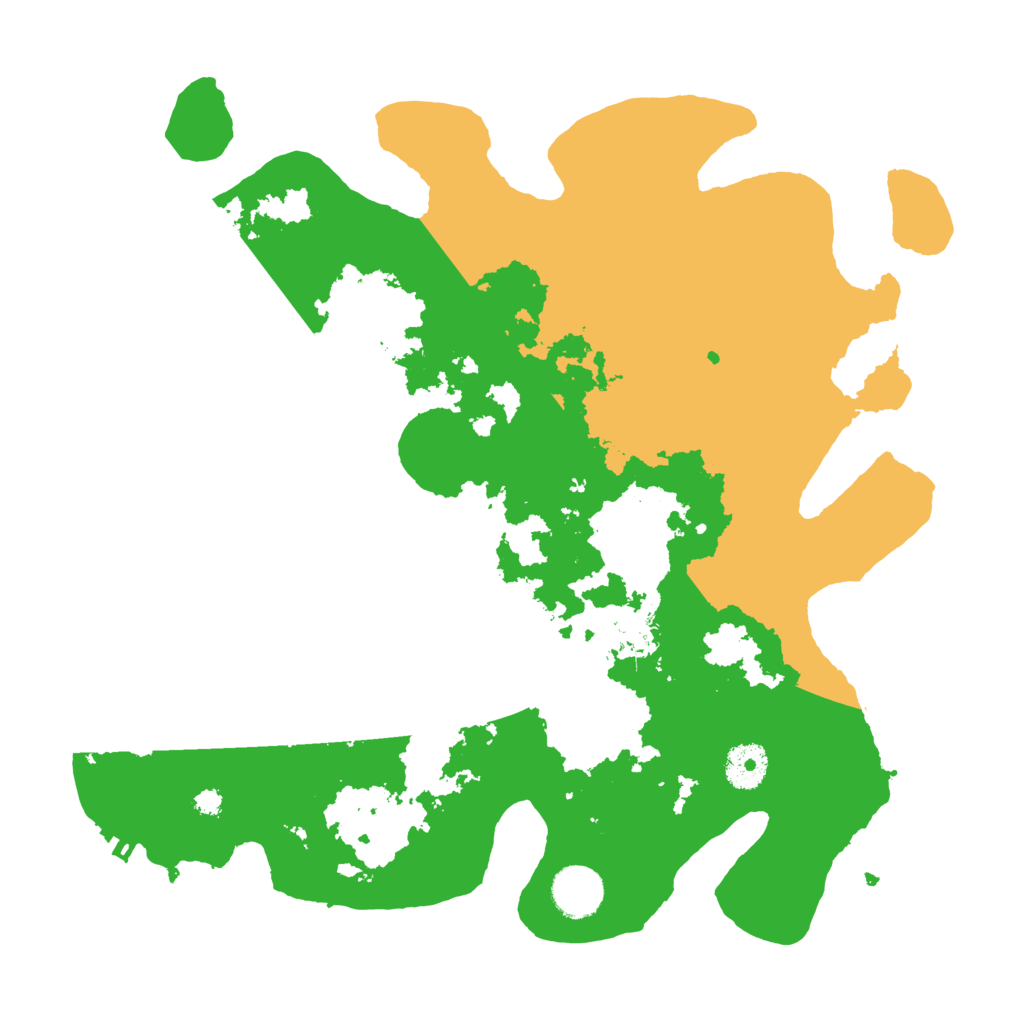 Biome Rust Map: Procedural Map, Size: 3500, Seed: 3570827
