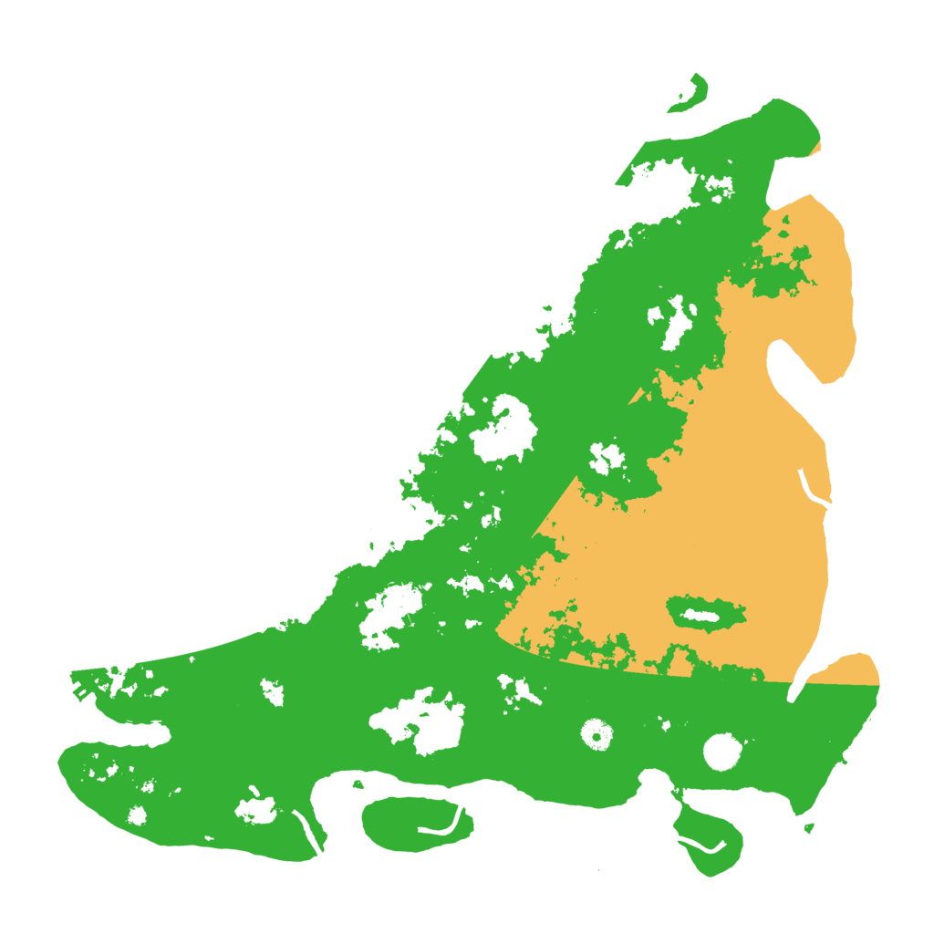 Biome Rust Map: Procedural Map, Size: 4500, Seed: 5358698
