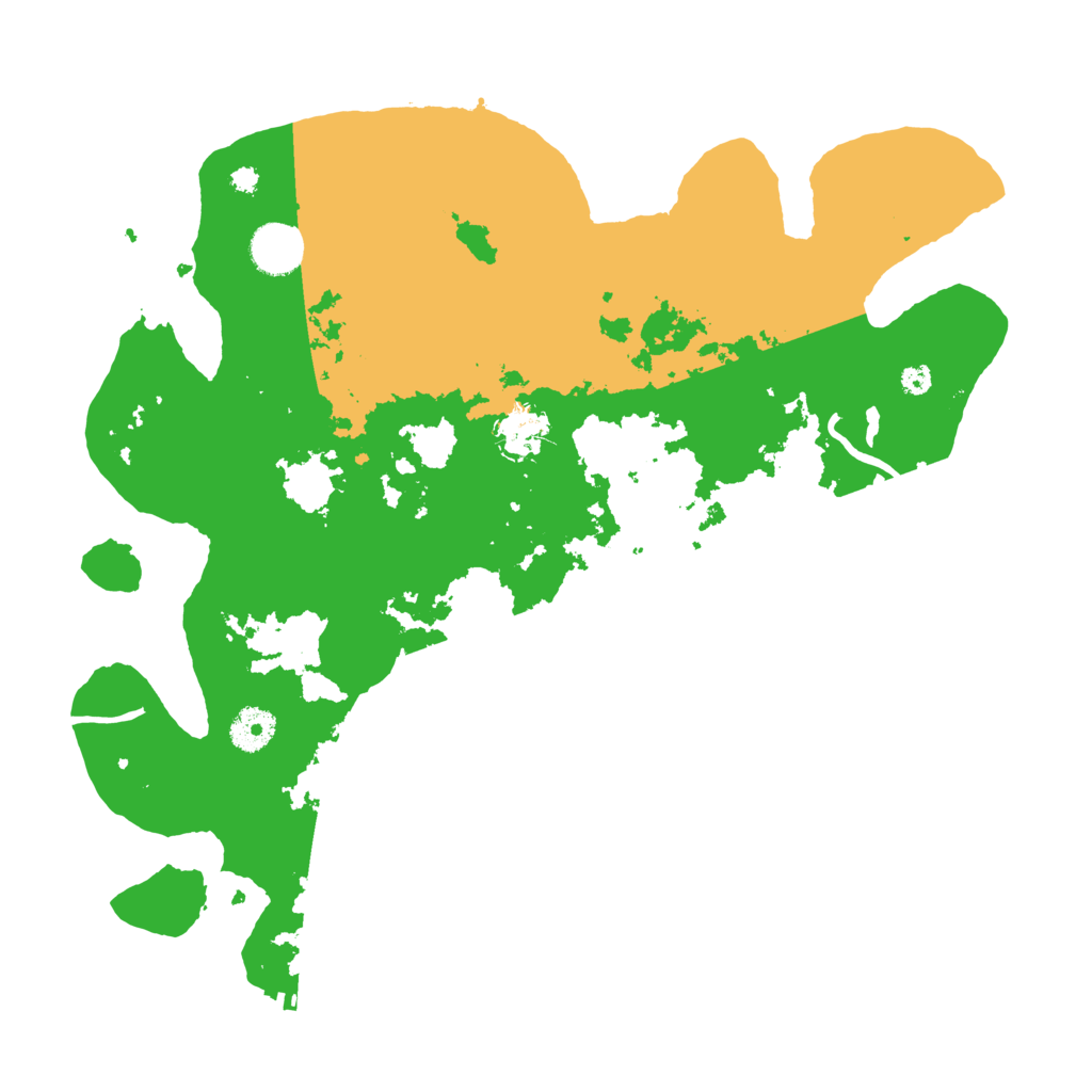 Biome Rust Map: Procedural Map, Size: 3700, Seed: 56803