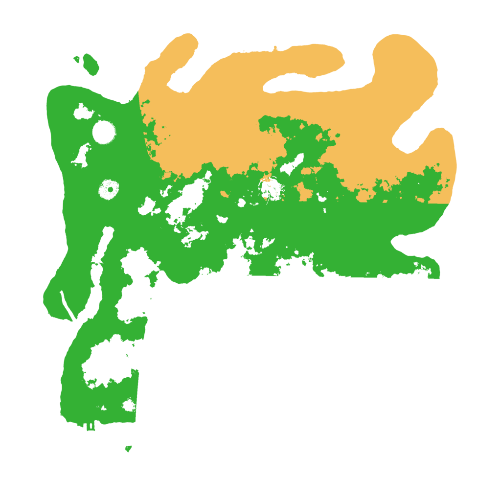 Biome Rust Map: Procedural Map, Size: 3800, Seed: 525