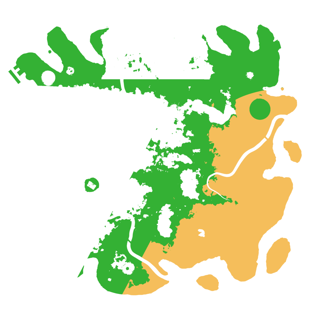 Biome Rust Map: Procedural Map, Size: 4000, Seed: 17090