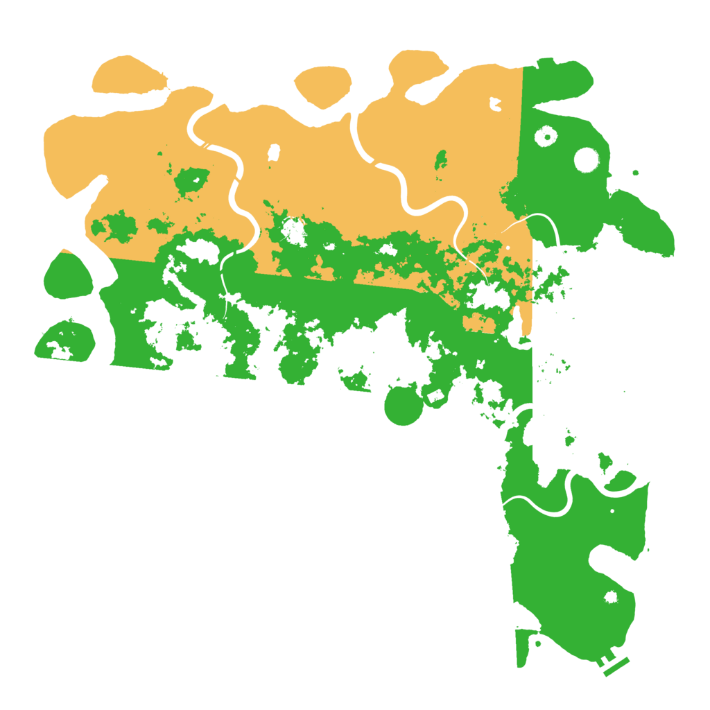 Biome Rust Map: Procedural Map, Size: 5000, Seed: 249304370