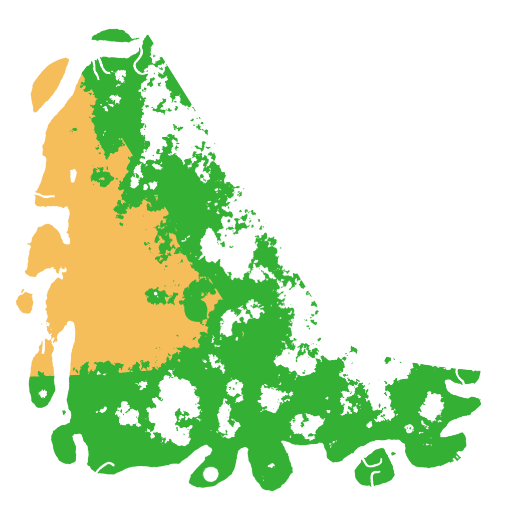 Biome Rust Map: Procedural Map, Size: 6000, Seed: 892215774