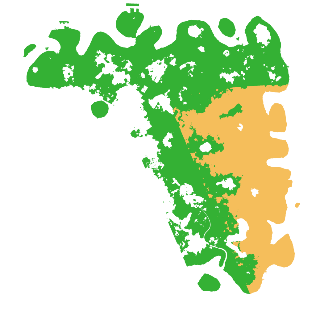 Biome Rust Map: Procedural Map, Size: 5000, Seed: 13830
