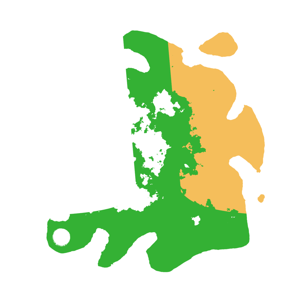 Biome Rust Map: Barren, Size: 3000, Seed: 1235612