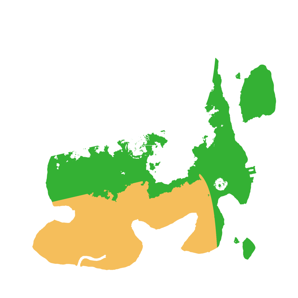 Biome Rust Map: Procedural Map, Size: 2500, Seed: 582234