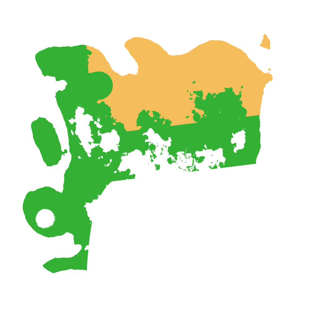 Biome Rust Map: Barren, Size: 3000, Seed: 105169340