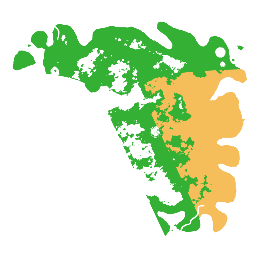 Biome Rust Map: Procedural Map, Size: 4500, Seed: 1351423658