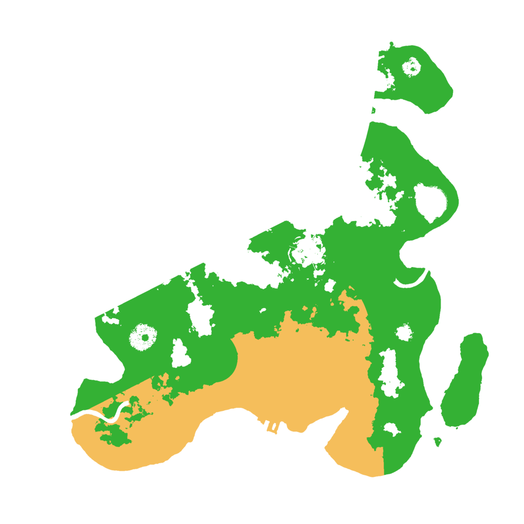 Biome Rust Map: Procedural Map, Size: 3000, Seed: 180136013