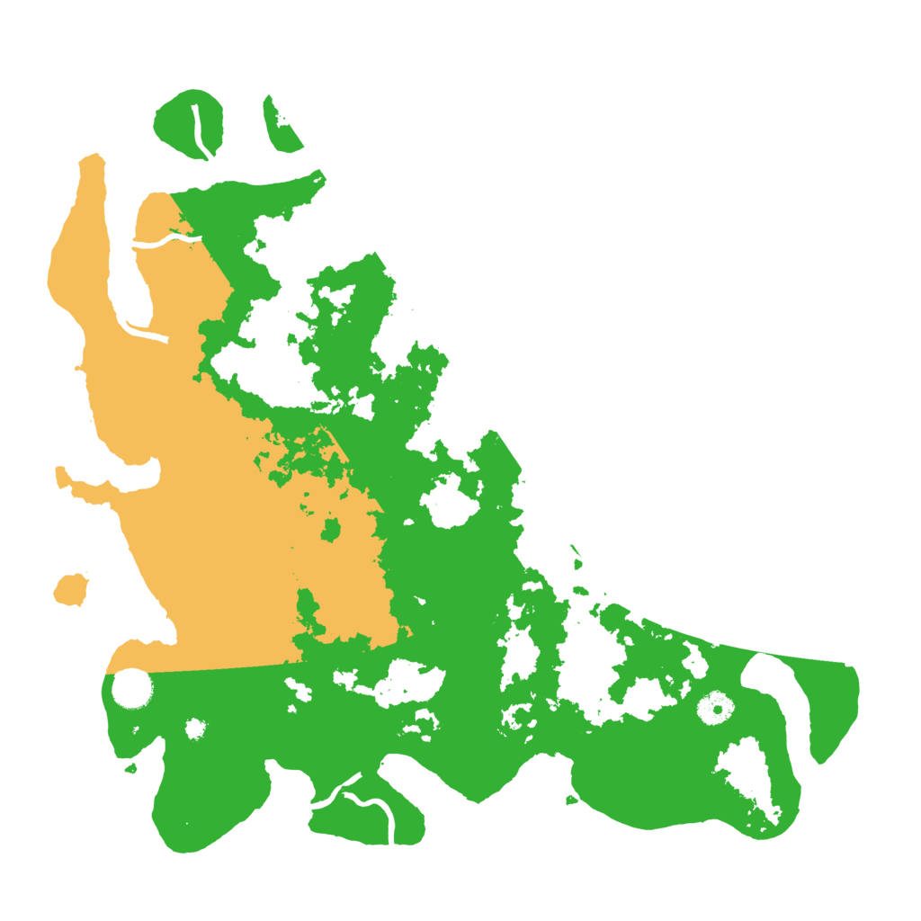Biome Rust Map: Procedural Map, Size: 4050, Seed: 5145