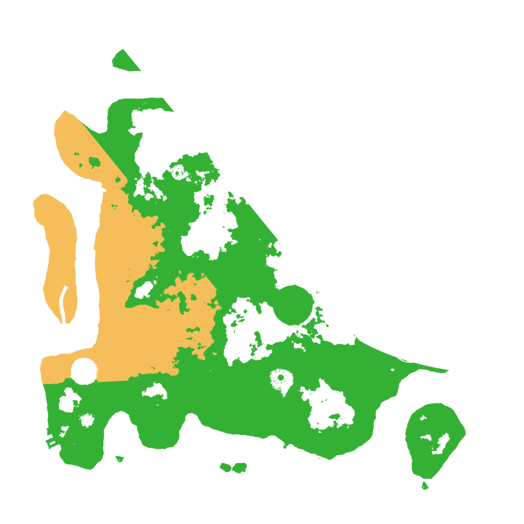 Biome Rust Map: Procedural Map, Size: 3500, Seed: 4709944
