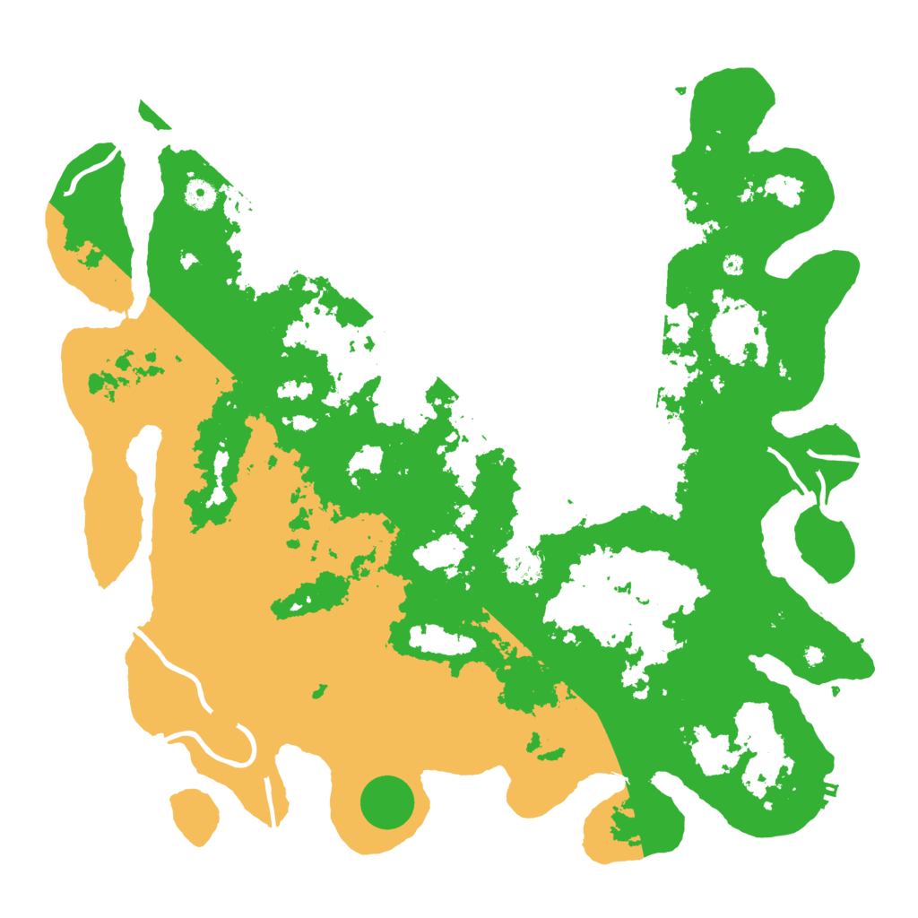Biome Rust Map: Procedural Map, Size: 4500, Seed: 946559571