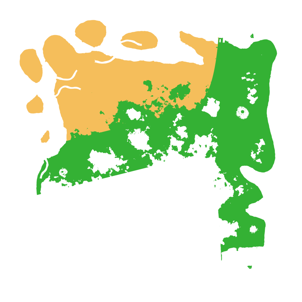 Biome Rust Map: Procedural Map, Size: 3700, Seed: 1280546062