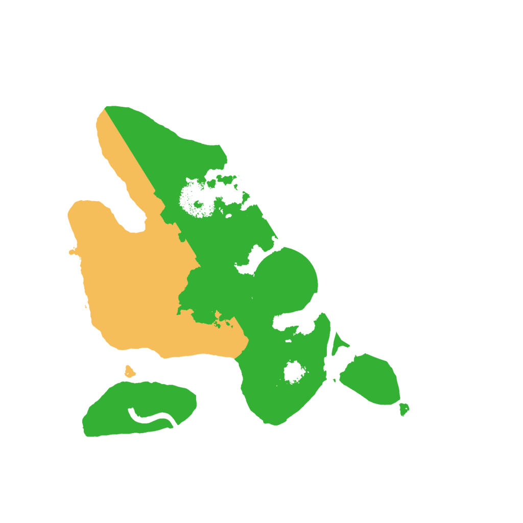 Biome Rust Map: Procedural Map, Size: 2222, Seed: 577513900