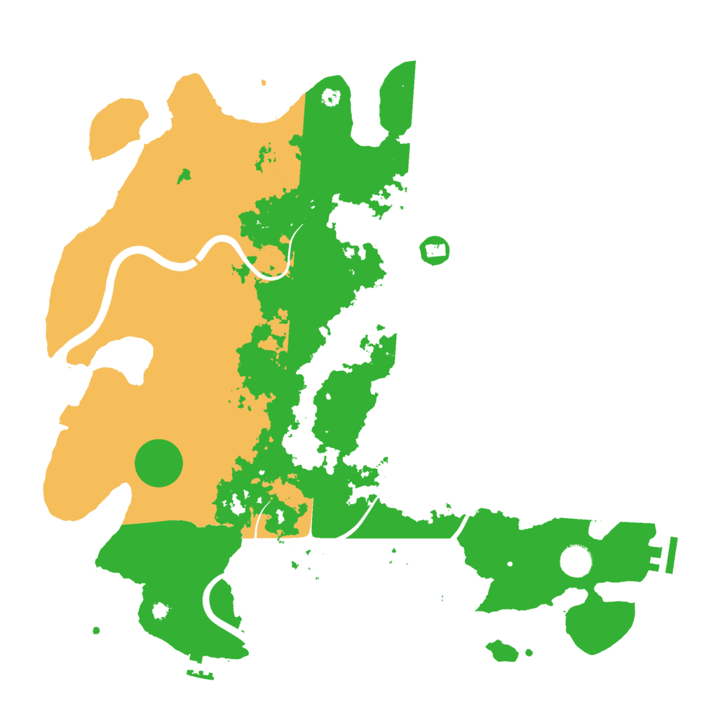 Biome Rust Map: Procedural Map, Size: 3950, Seed: 2121155339