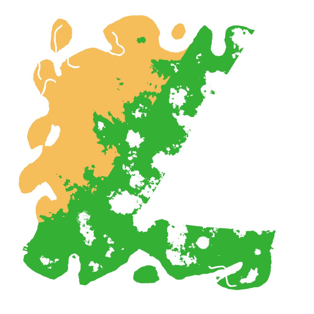 Biome Rust Map: Procedural Map, Size: 4500, Seed: 1520761166