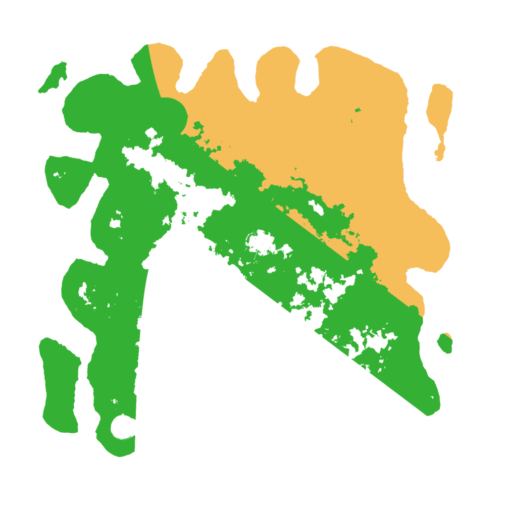 Biome Rust Map: Barren, Size: 3700, Seed: 44564