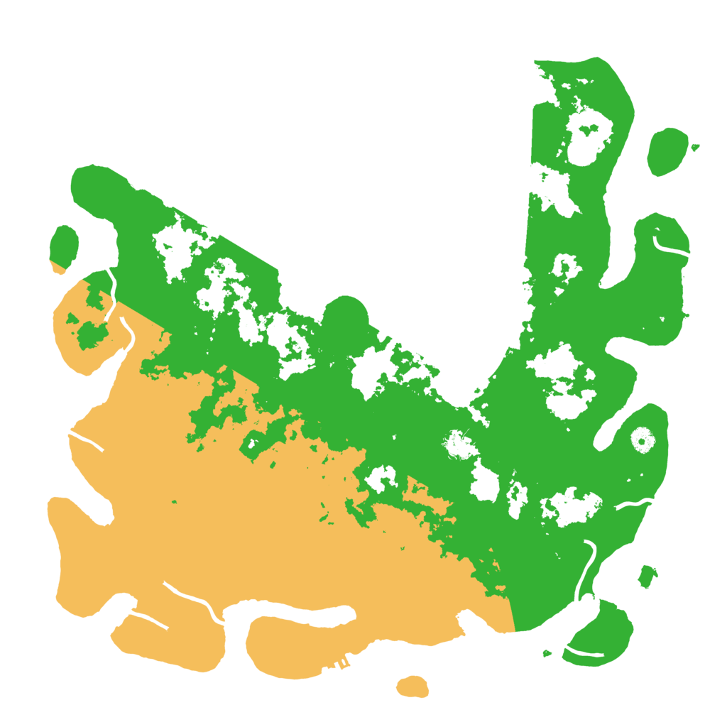 Biome Rust Map: Procedural Map, Size: 4500, Seed: 1797181606