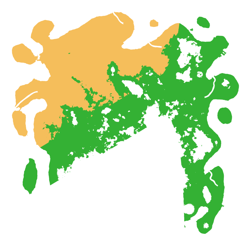 Biome Rust Map: Procedural Map, Size: 4250, Seed: 3394161