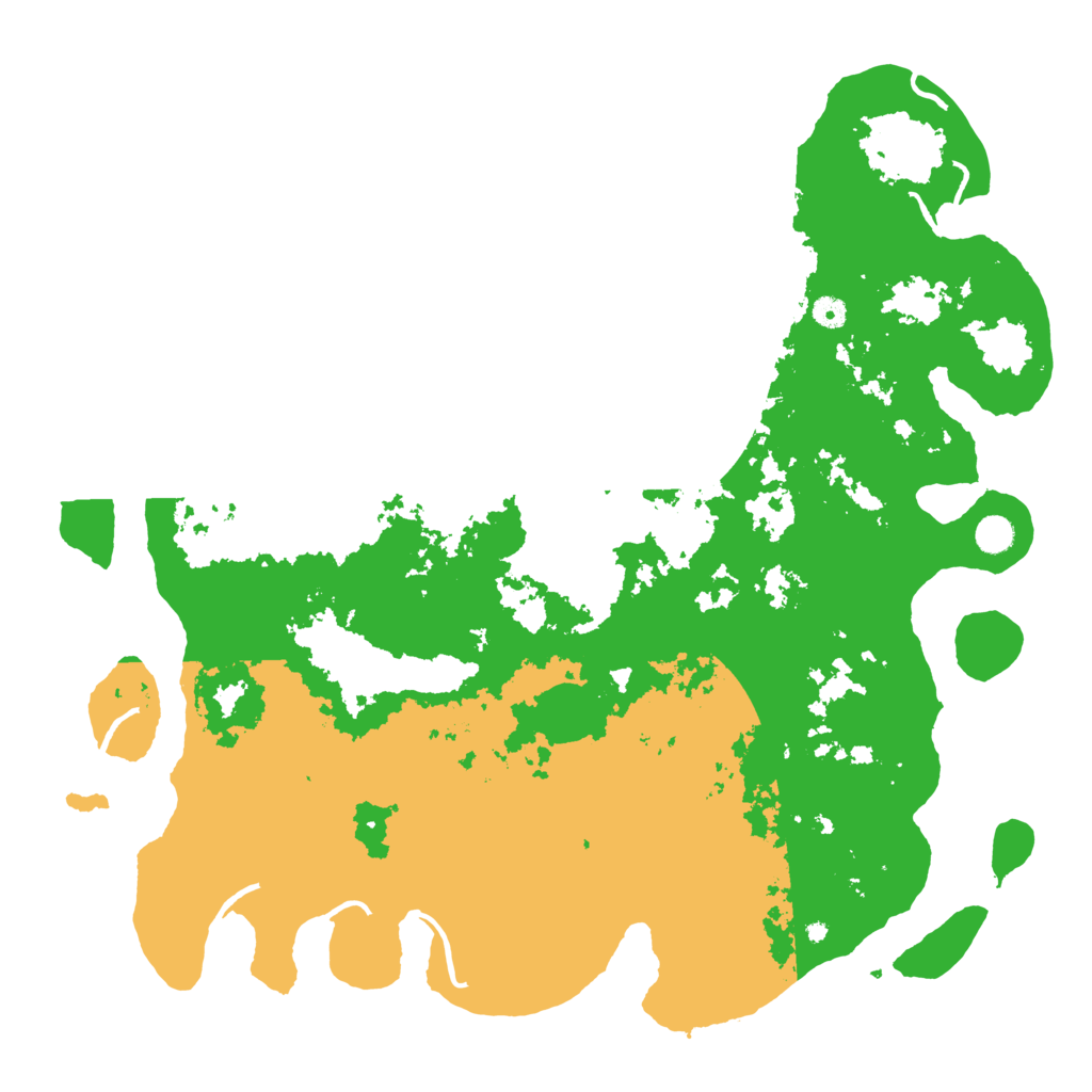 Biome Rust Map: Procedural Map, Size: 5000, Seed: 1283351470