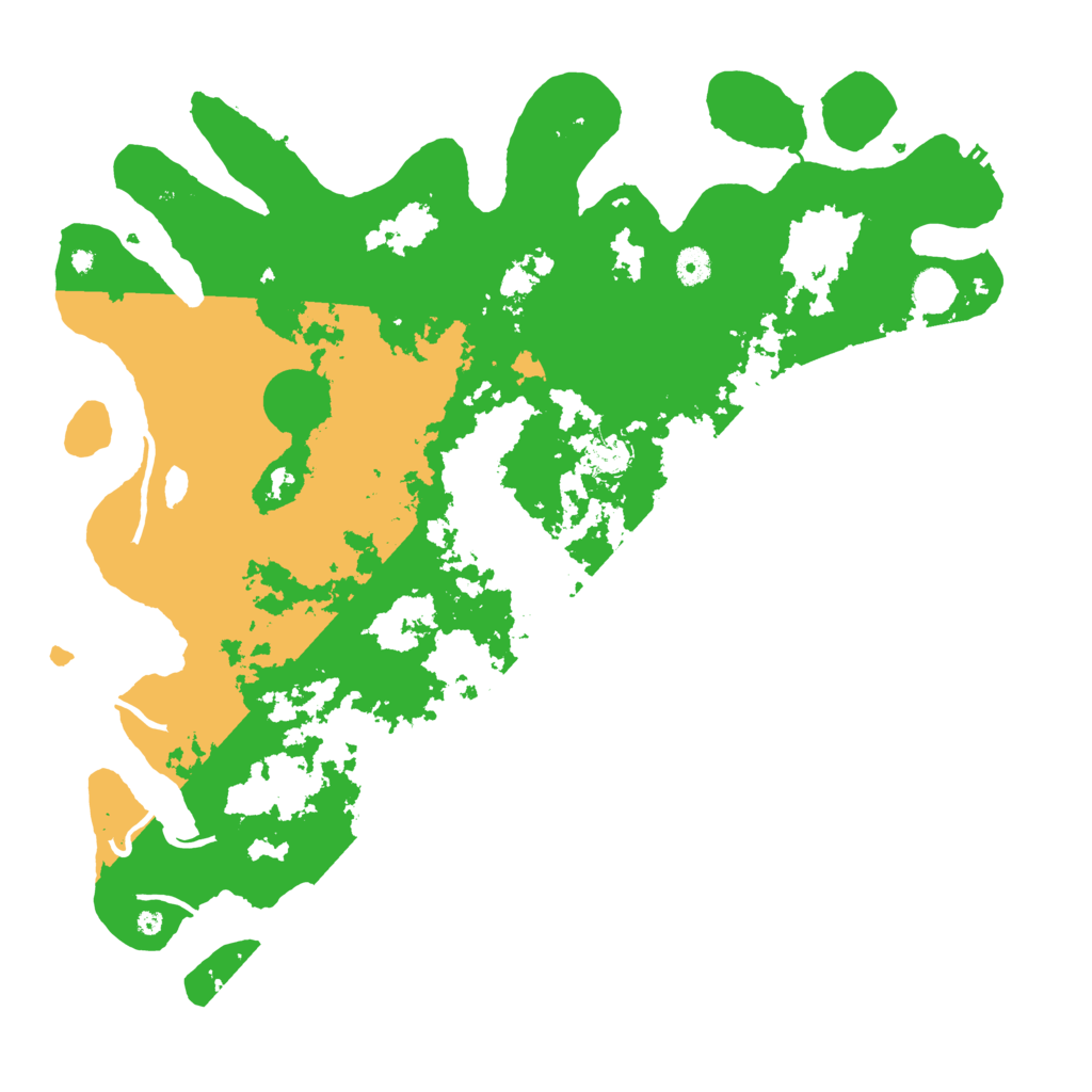 Biome Rust Map: Procedural Map, Size: 4500, Seed: 206