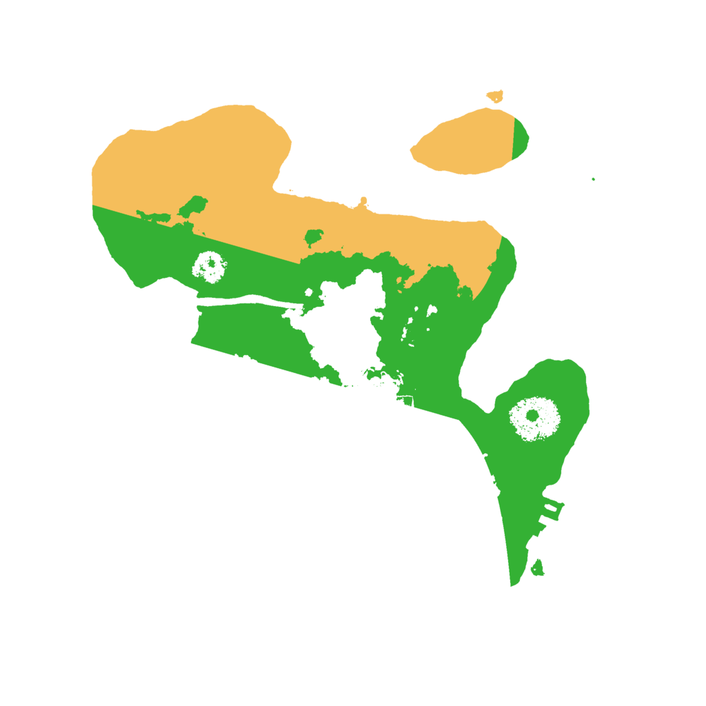 Biome Rust Map: Procedural Map, Size: 2300, Seed: 2147483647