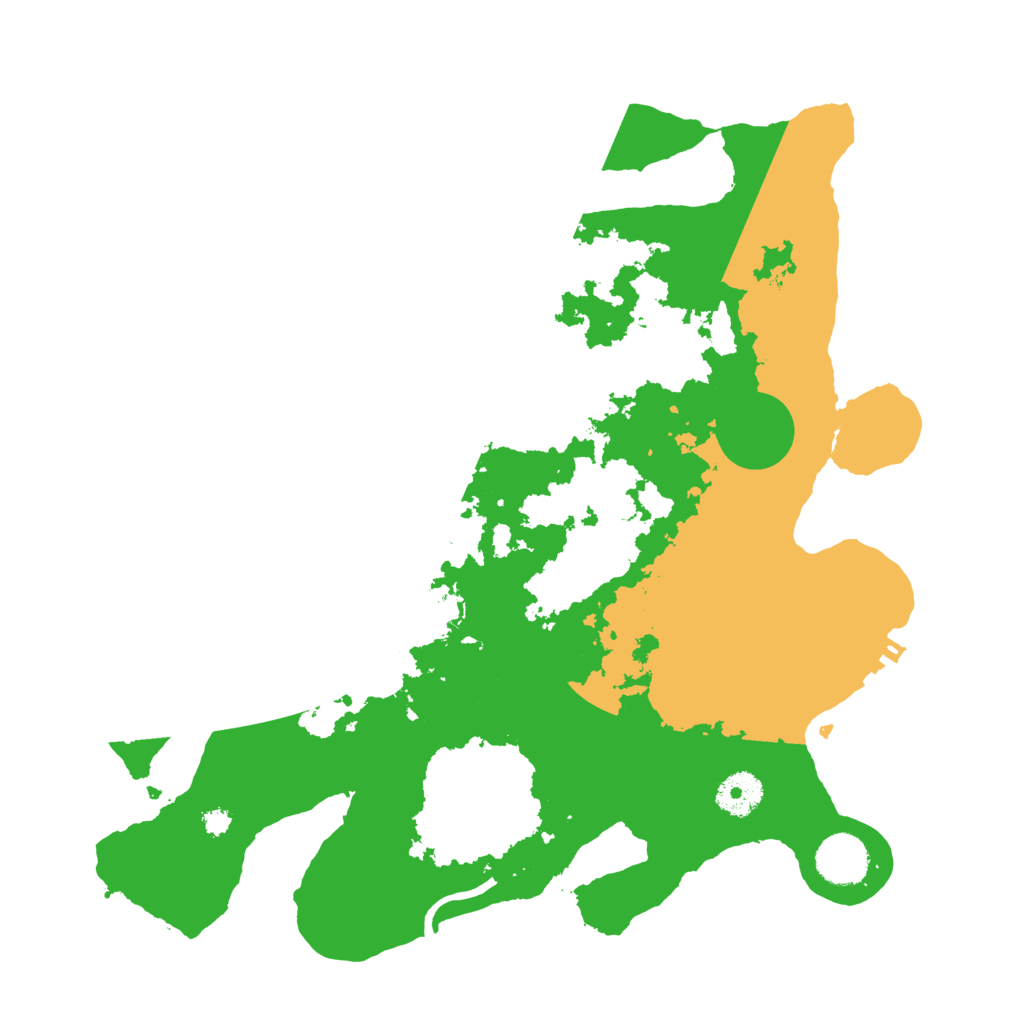 Biome Rust Map: Procedural Map, Size: 3500, Seed: 2095955313