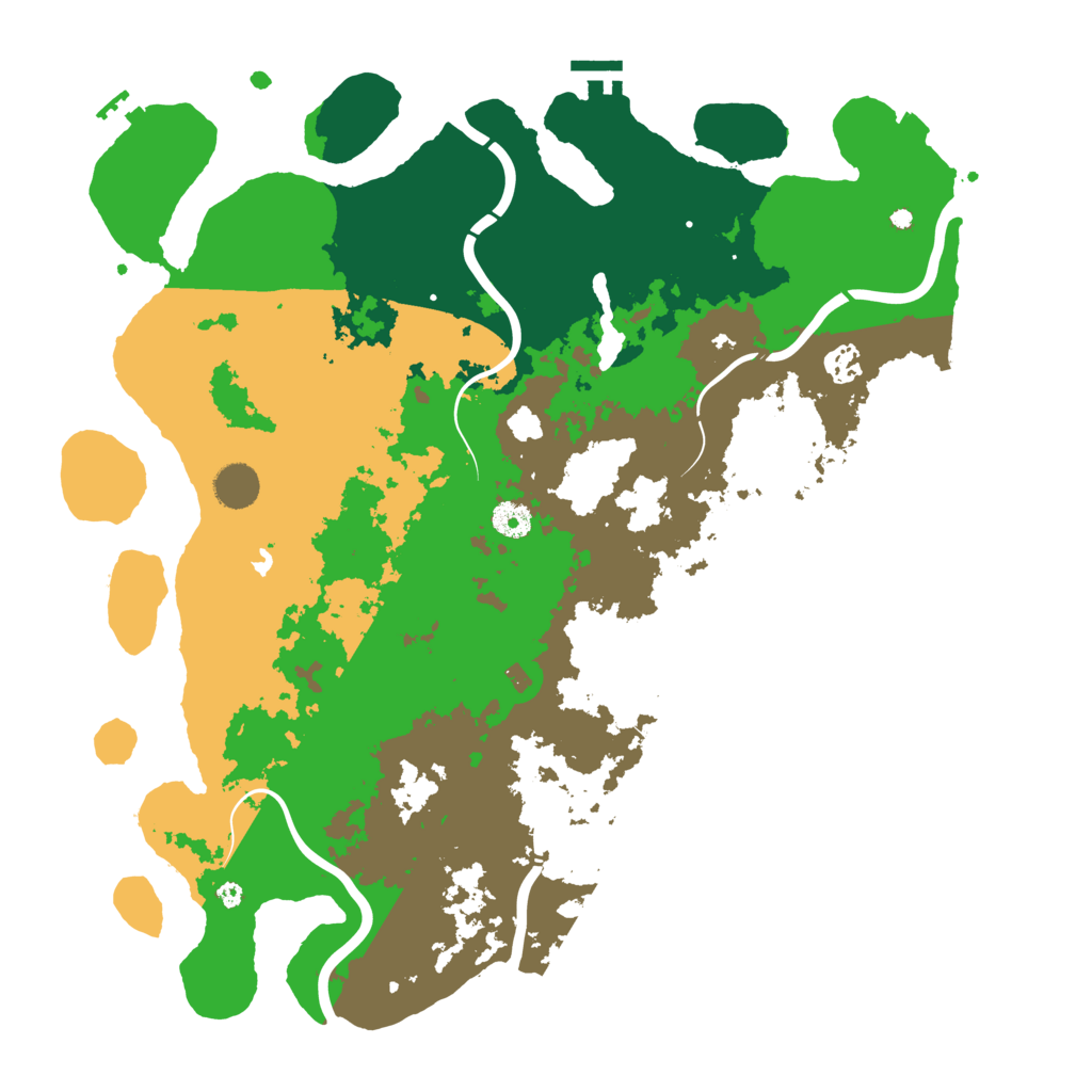 Biome Rust Map: Procedural Map, Size: 4250, Seed: 1037992841