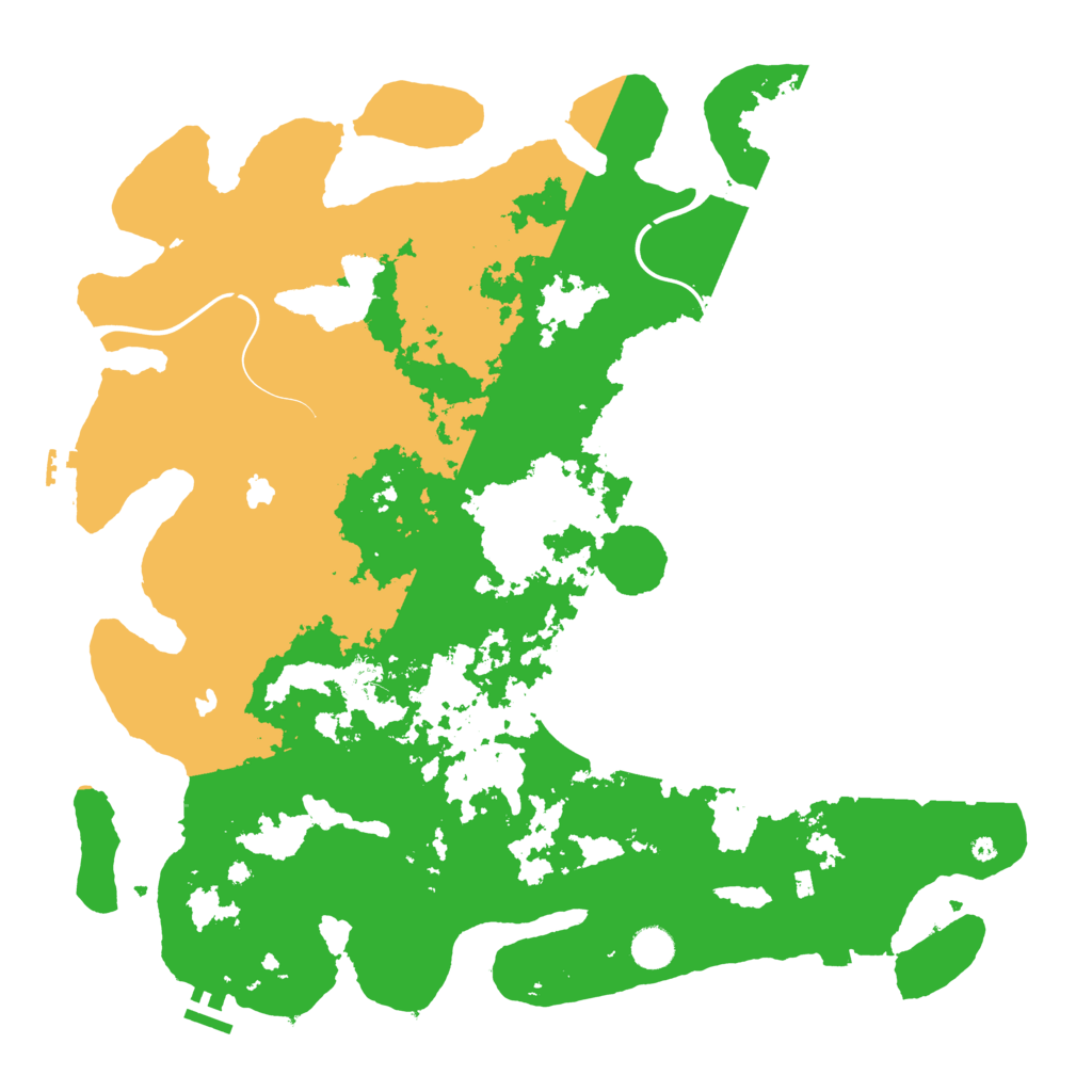 Biome Rust Map: Procedural Map, Size: 4500, Seed: 561671437