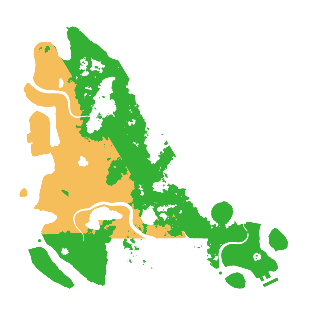 Biome Rust Map: Procedural Map, Size: 4000, Seed: 83613