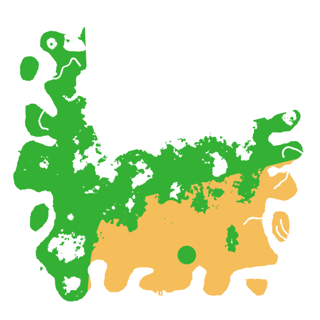 Biome Rust Map: Procedural Map, Size: 4555, Seed: 1